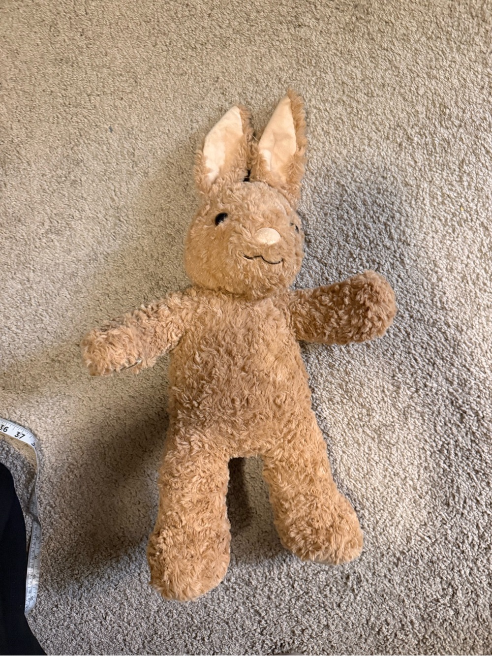2018 Build A Bear BAB Curly Fur Classic Cocoa Bunny